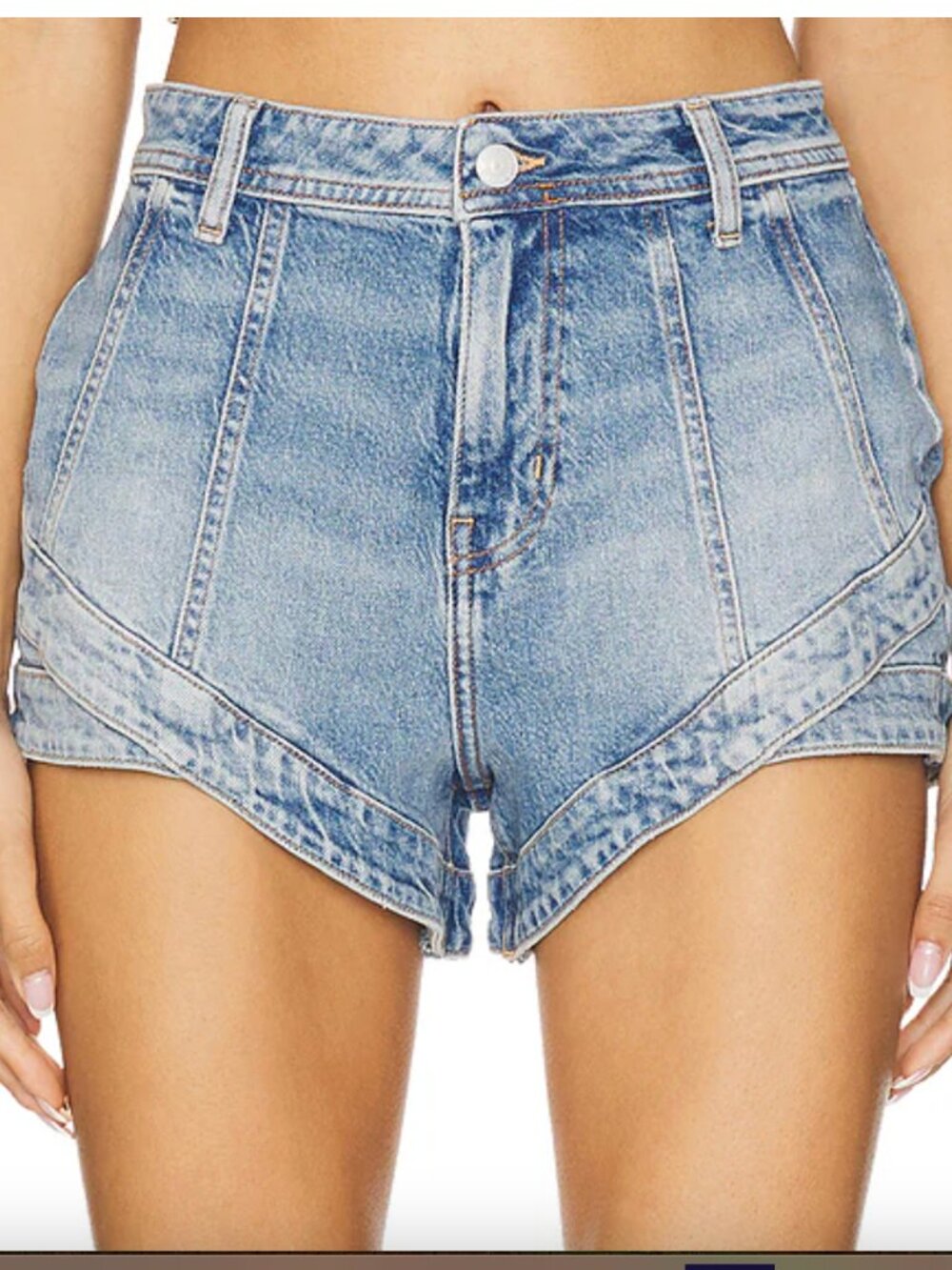 We The Free Crvy Mona High Rise Jean Short - Color: Power Trip - NWOT - Size 30